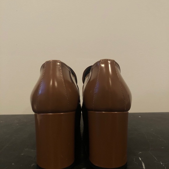 Prada Leather Buckle Block Heels - Picture 4 of 10